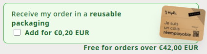 Discount menu